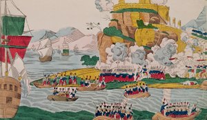 De inname van Algiers door de Fransen op 4 juli 1830 door French School